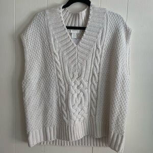 oversized sweater vest